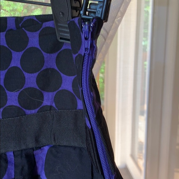 Purple and black polka dot skirts - Picture 6 of 6